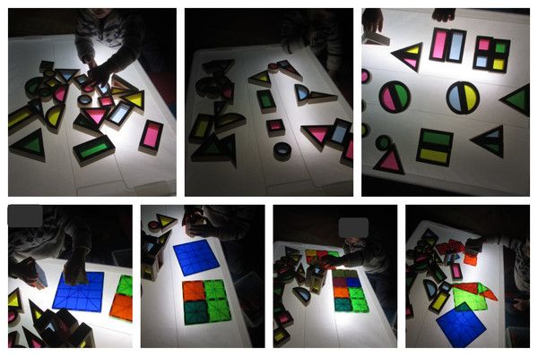 Table lumineuse multicolore - HOPTOYS