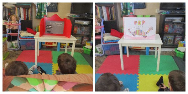 les couleurs avec le kamishibaï