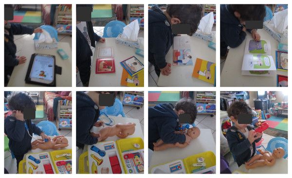 Petites activités avec les maux d'hiver