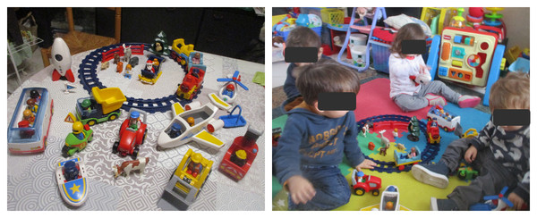 Des Playmobils 123