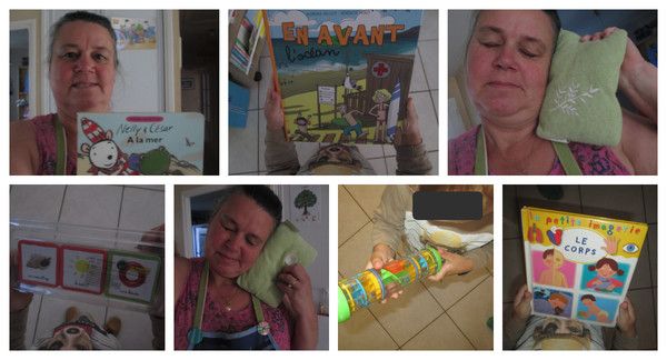 Tablier de présentation des activités : l'eau salée