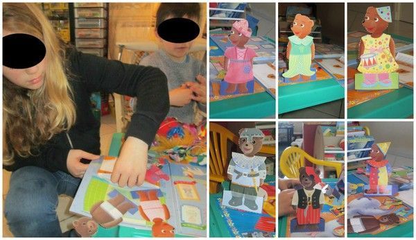 Déguisement de personnages en papier